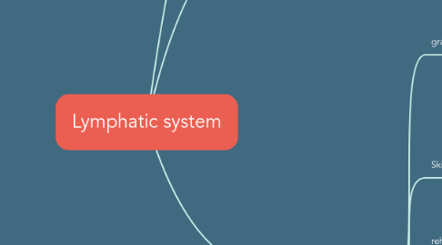 Mind Map: Lymphatic system