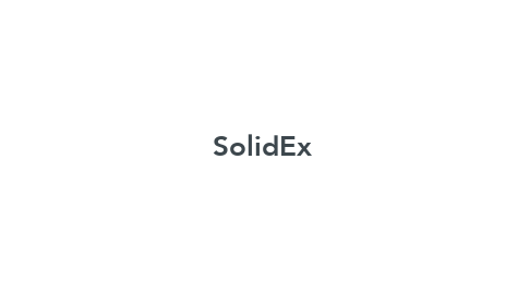 Mind Map: SolidEx