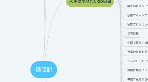 Mind Map: 価値観