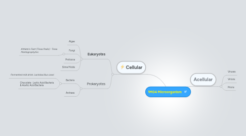 Mind Map: 1M04 Microorganism