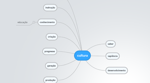Mind Map: cultura