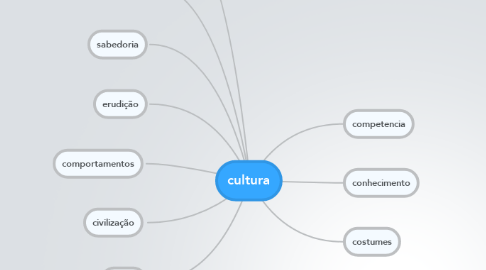 Mind Map: cultura