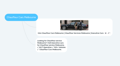 Mind Map: Chauffeur Cars Melbourne