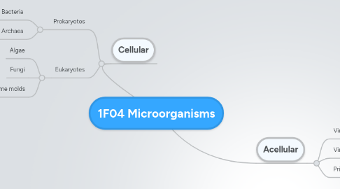 Mind Map: 1F04 Microorganisms