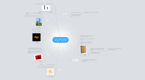 Mind Map: To Kill a Mockingbird Group 3 - Period 2