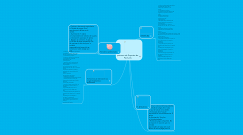 Mind Map: proceso de Soporte de Facturas