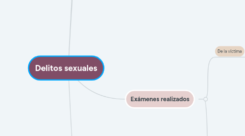 Mind Map: Delitos sexuales