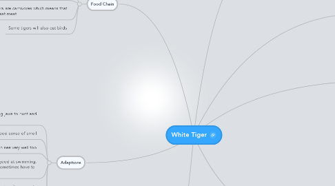 Mind Map: White Tiger