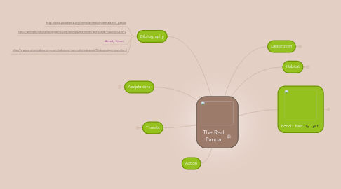 Mind Map: The Red Panda