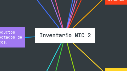 Mind Map: Inventario NIC 2