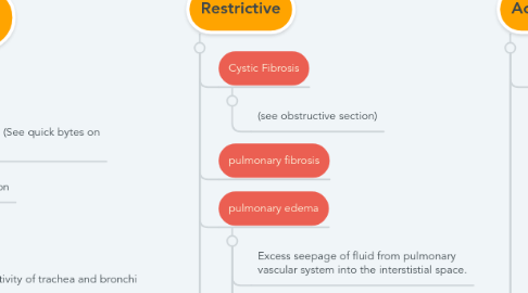 Mind Map: Pulmonary System
