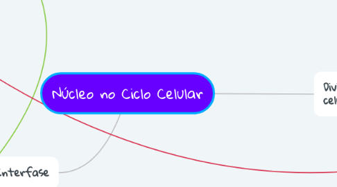 Mind Map: Núcleo no Ciclo Celular