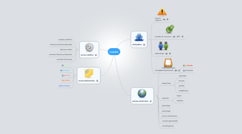 Mind Map: hospital