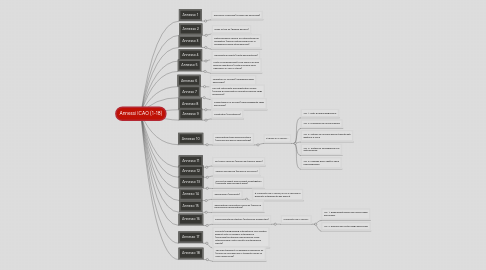 Mind Map: Annessi ICAO (1-18)