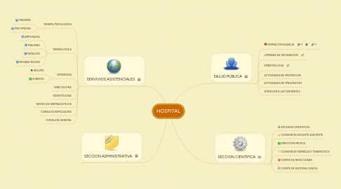 Mind Map: HOSPITAL