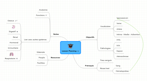 Mind Map: Lesson Planning