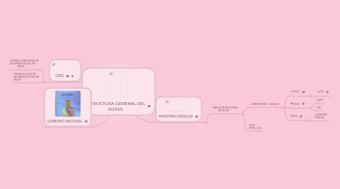 Mind Map: ESTRUCTURA GENERAL DEL SGSSS