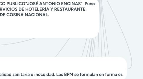 Mind Map: MANUAL DE BUENAS PRÁCTICAS DE MANIPULACIÓN DE ALIMENTOS BPM