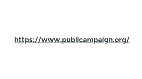 Mind Map: https://www.publicampaign.org/