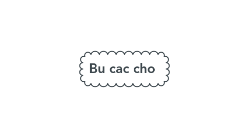 Mind Map: Bu cac cho