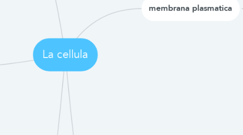 Mind Map: La cellula