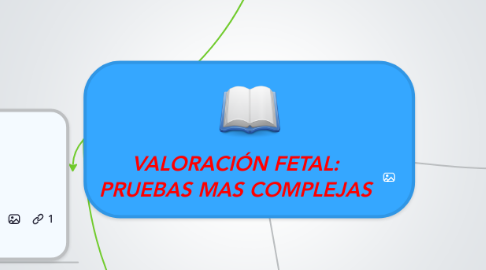 Mind Map: VALORACIÓN FETAL: PRUEBAS MAS COMPLEJAS