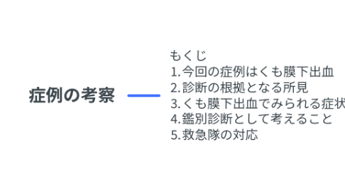 Mind Map: 症例の考察