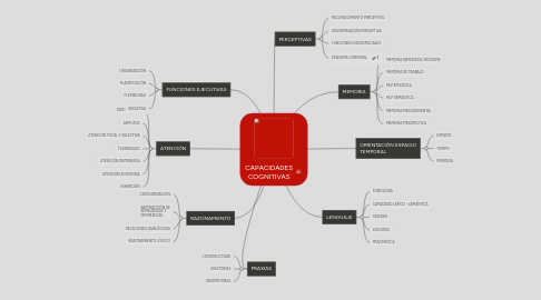 Mind Map: CAPACIDADES COGNITIVAS