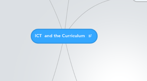 Mind Map: ICT  and the Curriculum