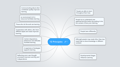 Mind Map: 12 Principles