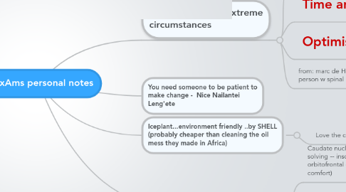 Mind Map: TEDxAms personal notes