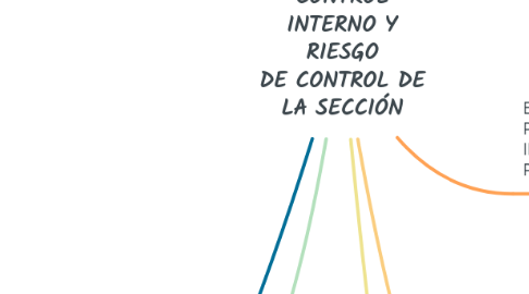 Mind Map: AUDITORIAS DE CONTROL INTERNO Y RIESGO DE CONTROL DE LA SECCIÓN