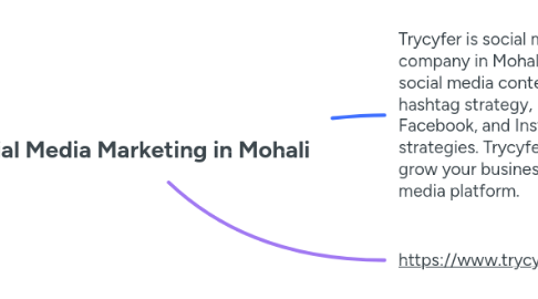 Mind Map: Social Media Marketing in Mohali