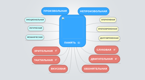 Mind Map: ПАМЯТЬ