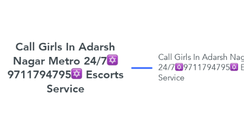 Mind Map: Call Girls In Adarsh Nagar Metro 24/7✡️ 9711794795✡️ Escorts Service