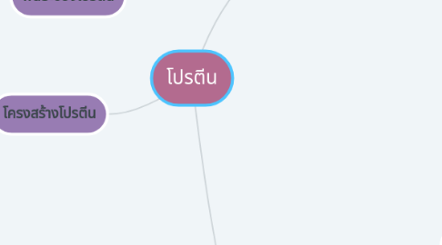 Mind Map: โปรตีน