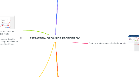 Mind Map: ESTRATEGIA ORGÁNICA FACEORG GV