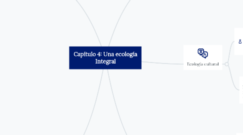 Mind Map: Capítulo 4: Una ecología Integral
