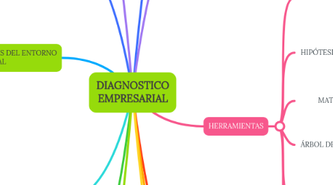 Mind Map: DIAGNOSTICO EMPRESARIAL