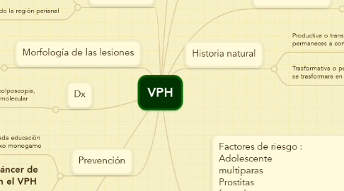 Mind Map: VPH