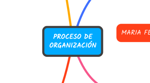 Mind Map: PROCESO DE ORGANIZACIÓN