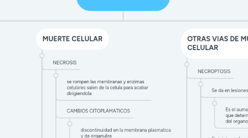 Mind Map: LESION CELULAR