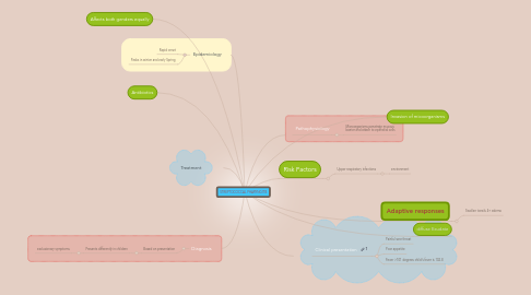 Mind Map: STREPTOCOCCAL PHARYNGITIS