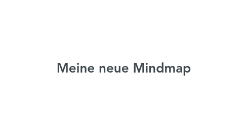 Mind Map: Meine neue Mindmap