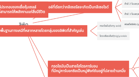 Mind Map: ลิพิด