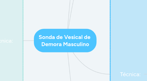 Mind Map: Sonda de Vesical de Demora Masculino