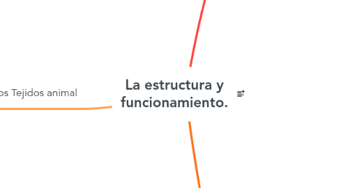Mind Map: La estructura y funcionamiento.