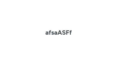 Mind Map: afsaASFf