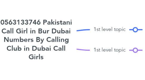 Mind Map: 0563133746 Pakistani Call Girl in Bur Dubai Numbers By Calling Club in Dubai Call Girls