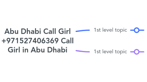 Mind Map: Abu Dhabi Call Girl +971527406369 Call Girl in Abu Dhabi